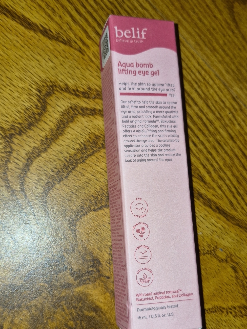 belif Aqua Bomb Lifting Eye Gel — Pink Eye Lifting Gel